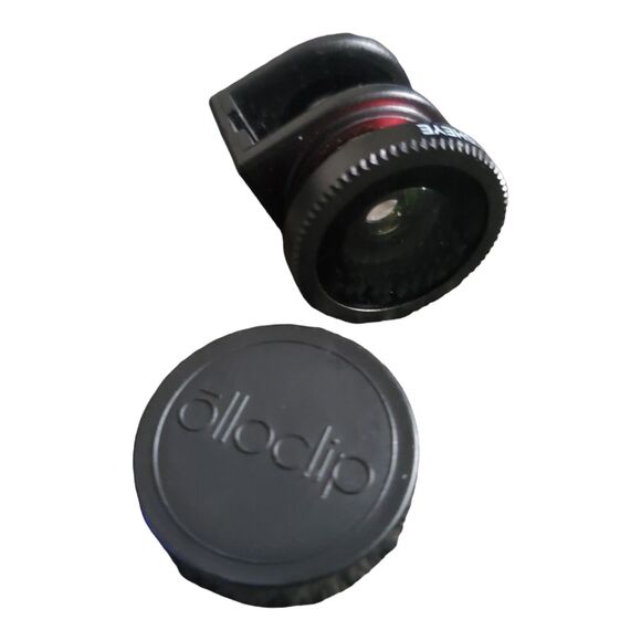 Olloclip Lens Fisheye Wide Macro Slim Phone Fit Black Red w Storage Bag Travel - Picture 3 of 8